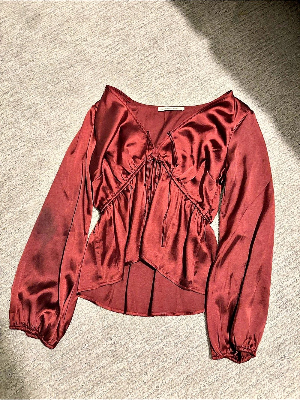Abercrombie & Fitch A&F silk long sleeve